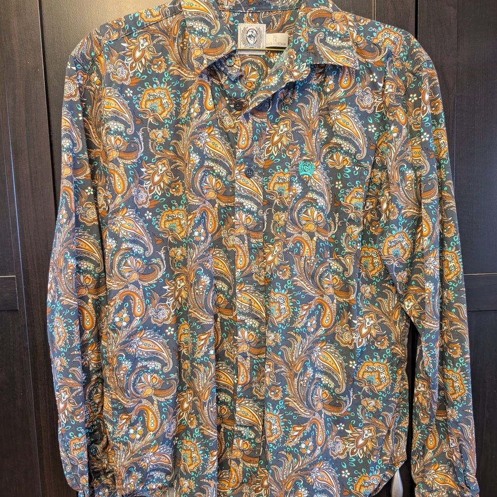 Cinch Paisley Dress Shirt - Multicolor